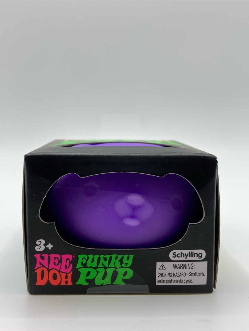 NIB Schylling NeeDoh Funky Pup Purple Squishy Sensory Fidget Toy